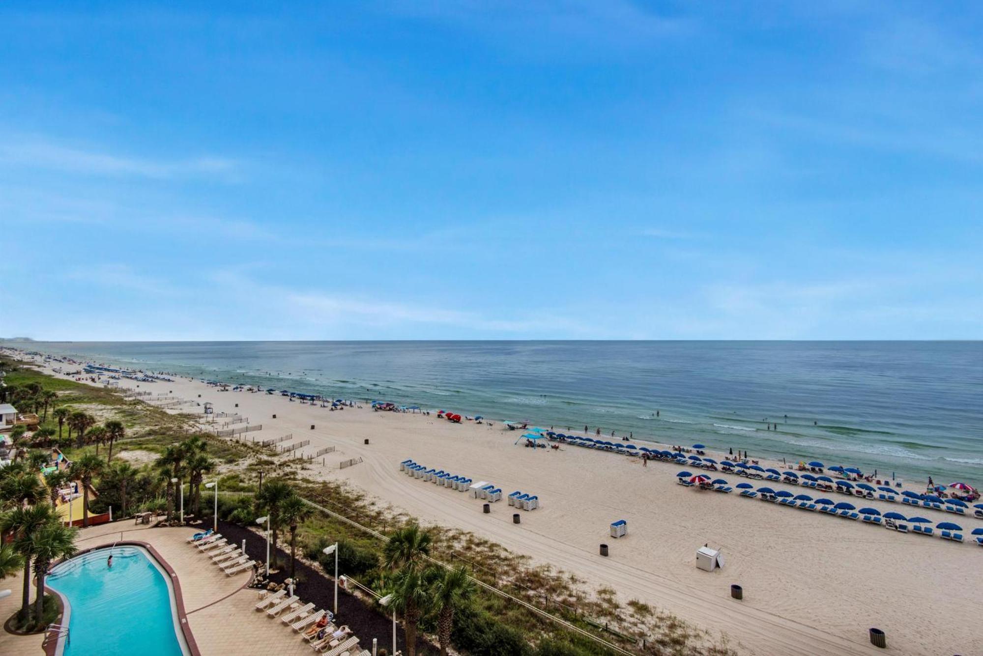 Calypso 1-608 East Aparthotel Panama City Beach Bagian luar foto