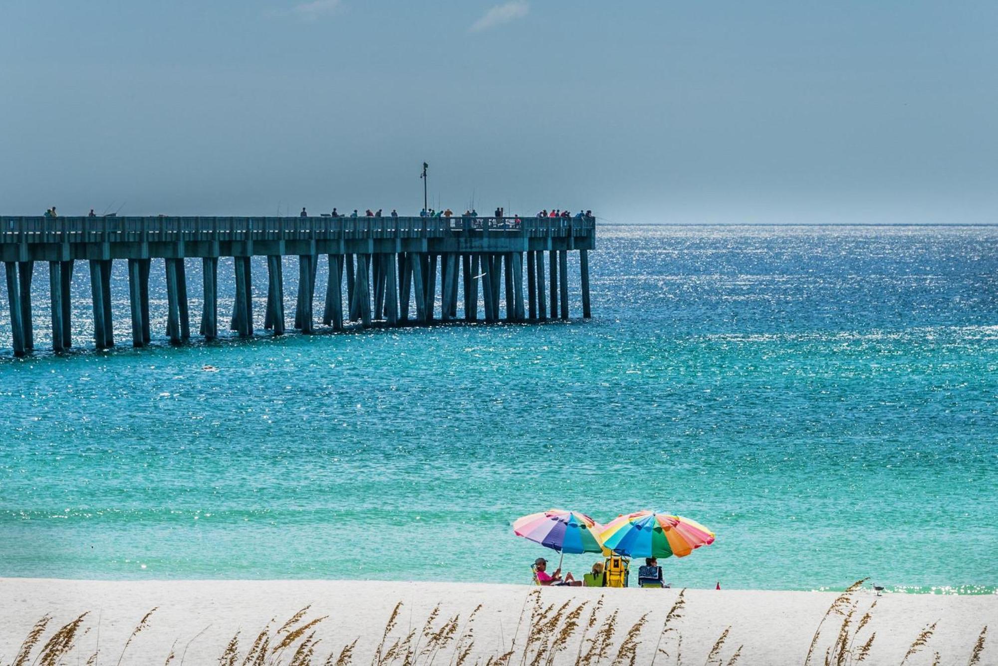 Calypso 1-608 East Aparthotel Panama City Beach Bagian luar foto
