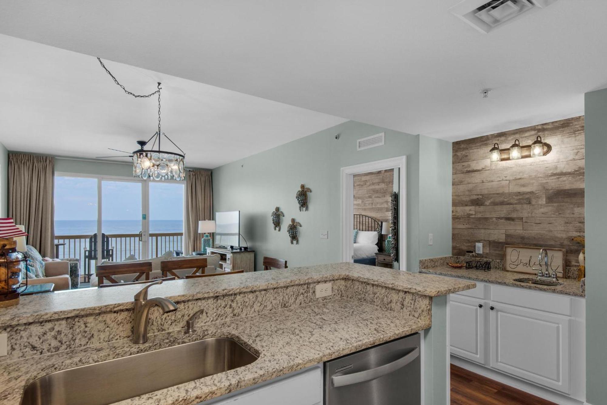 Calypso 1-608 East Aparthotel Panama City Beach Bagian luar foto