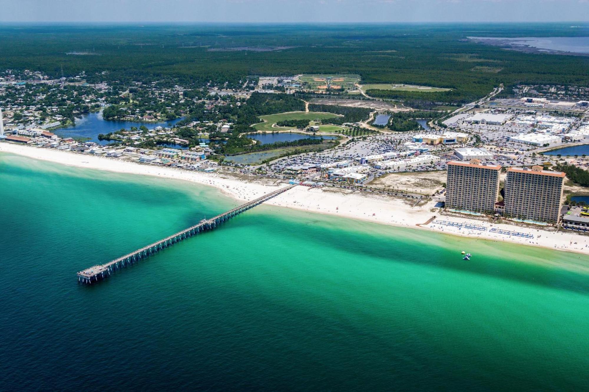 Calypso 1-608 East Aparthotel Panama City Beach Bagian luar foto