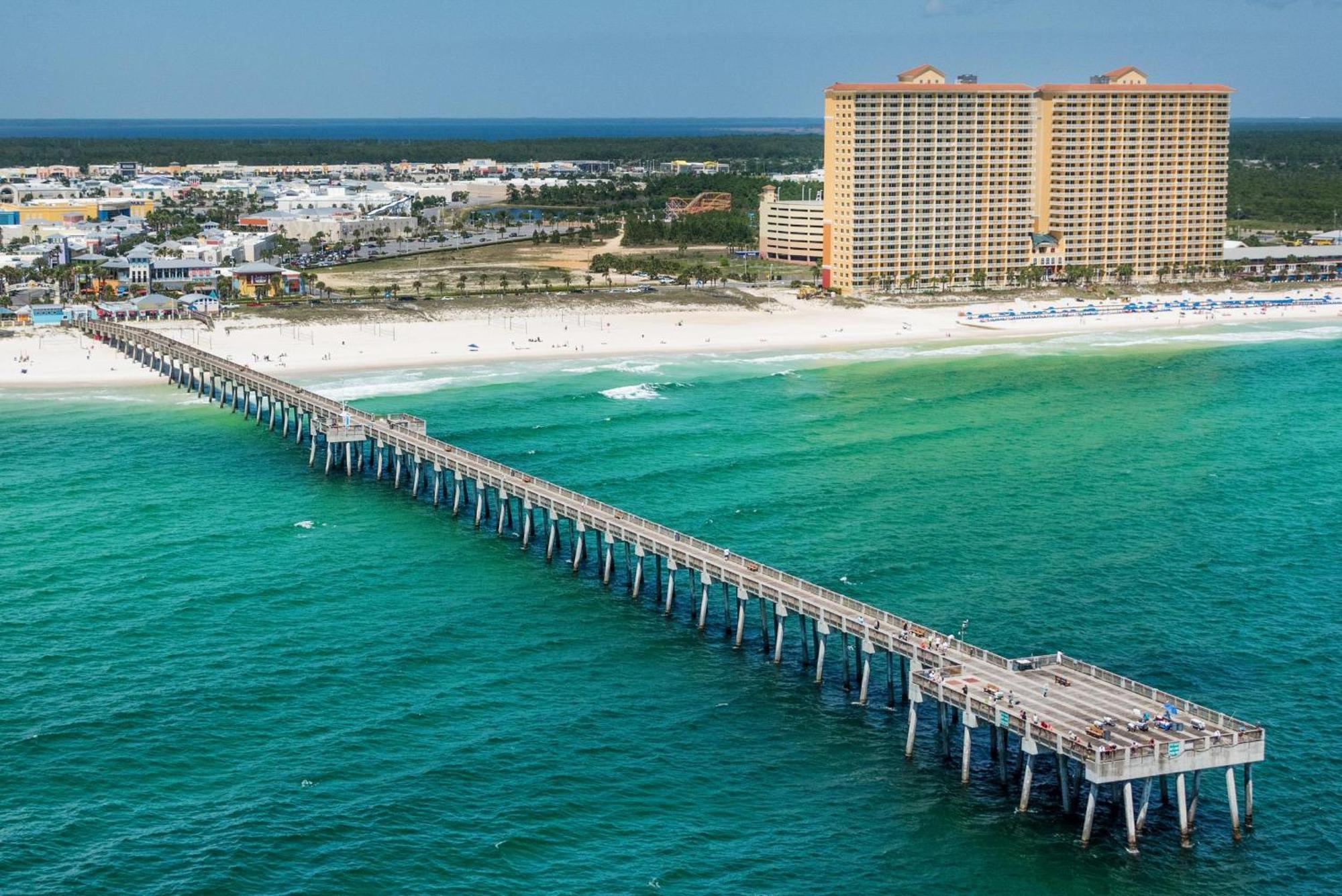 Calypso 1-608 East Aparthotel Panama City Beach Bagian luar foto