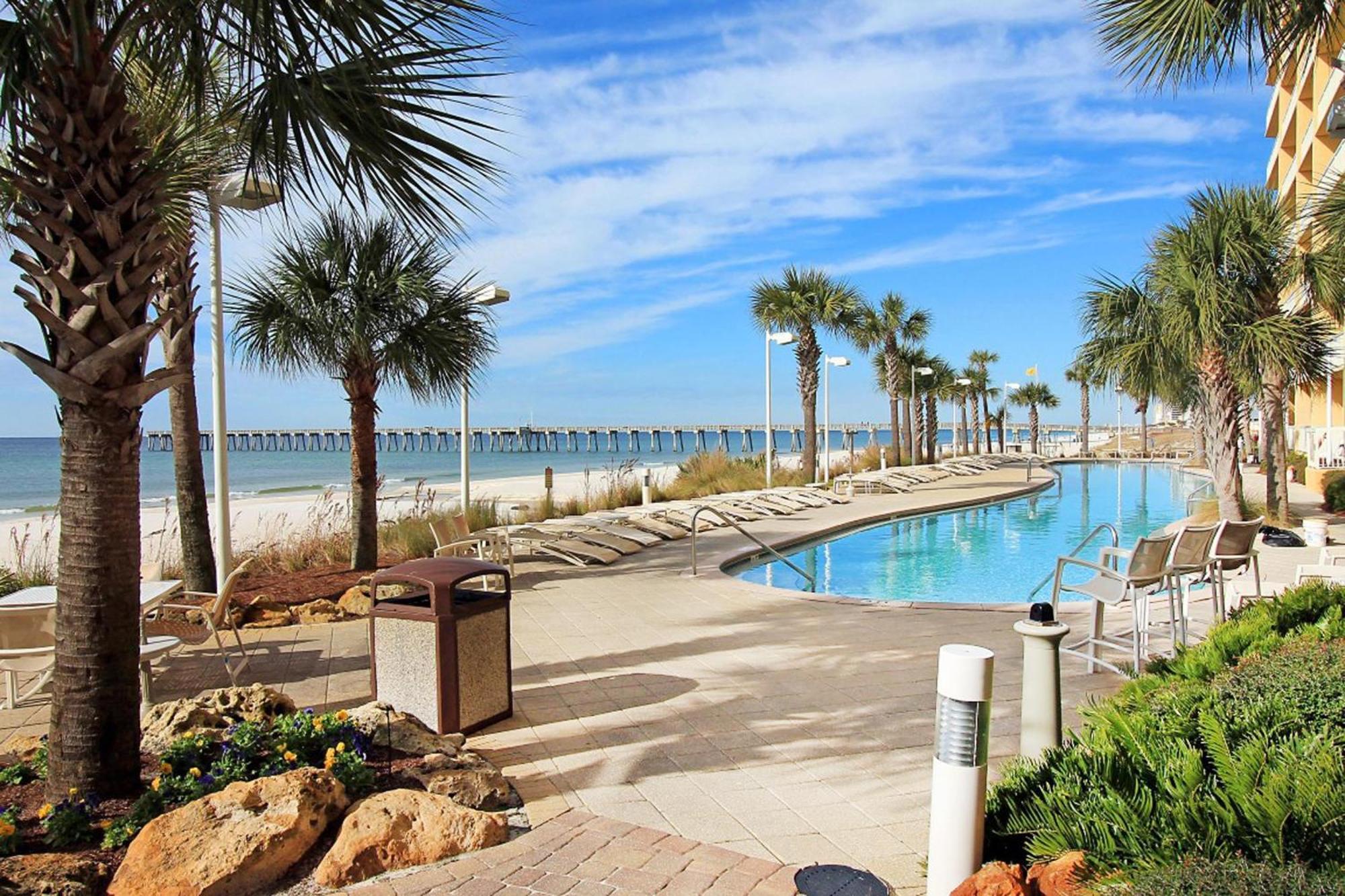 Calypso 1-608 East Aparthotel Panama City Beach Bagian luar foto