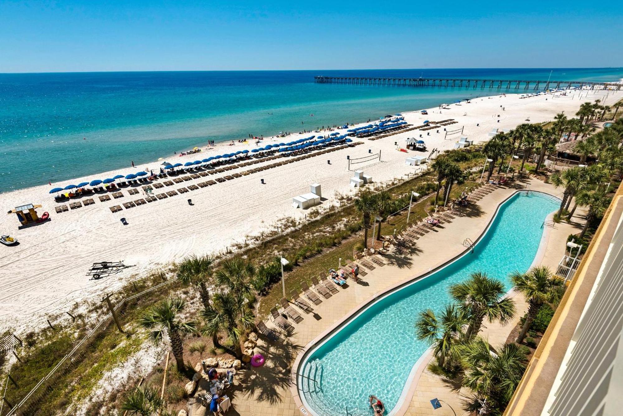 Calypso 1-608 East Aparthotel Panama City Beach Bagian luar foto